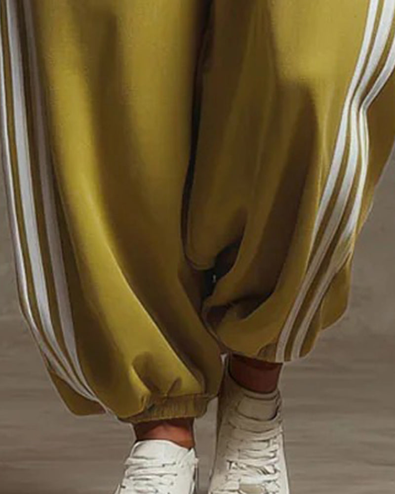 Jumpsuit Hip Hop Gestreift