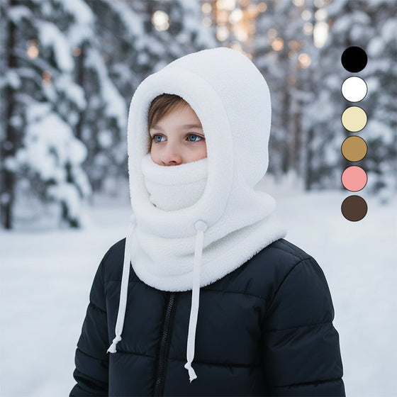 Kinder 3-In-1 Fleece Winterhaube