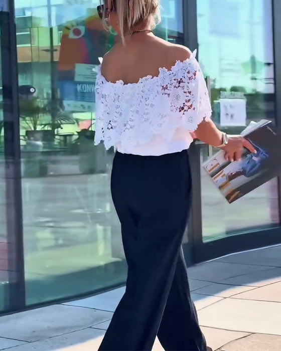 Bluse Spitze Modedesign