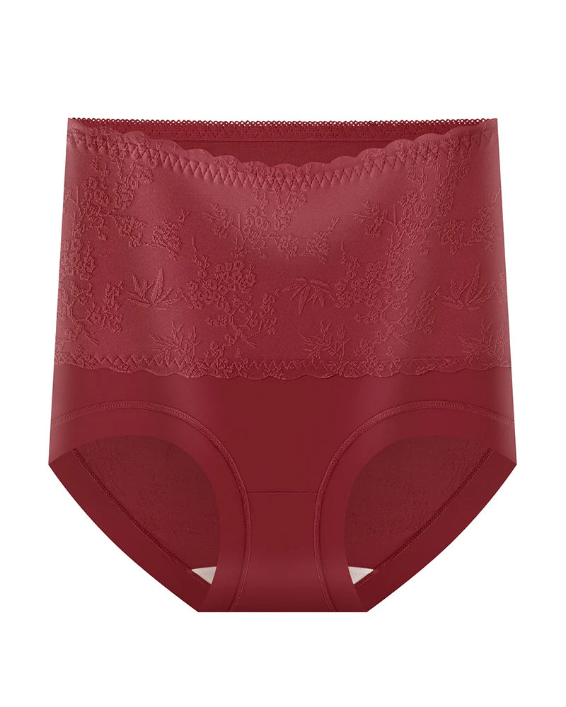 Hose chinesischer Stil hohe Taille geprägt Bauchkontrolle