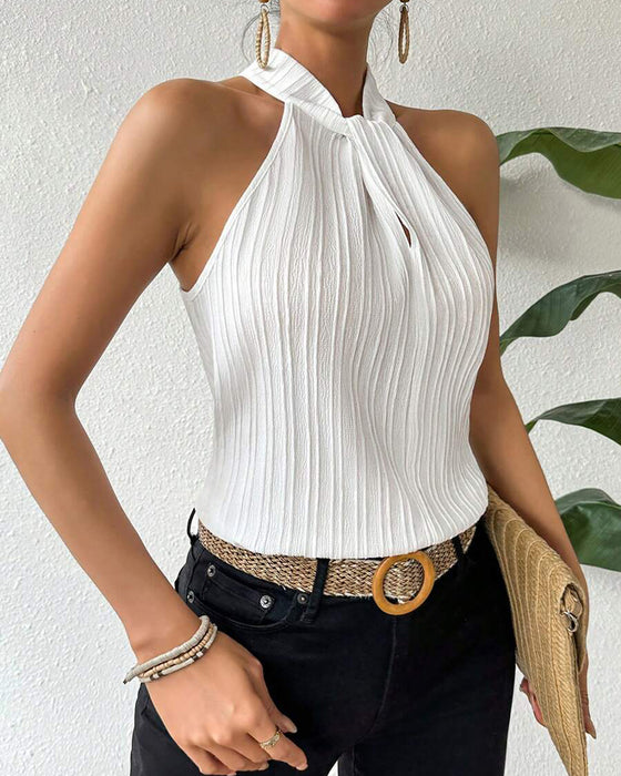 Tanktop Ärmellos Mit Halter