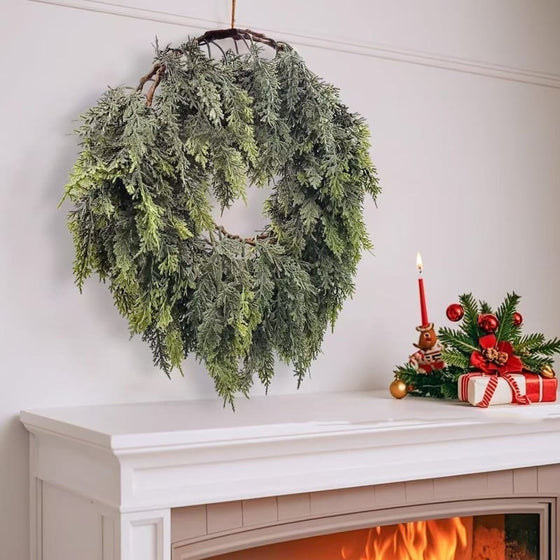 Rattan Künstliche Pflanze Weihnachten
