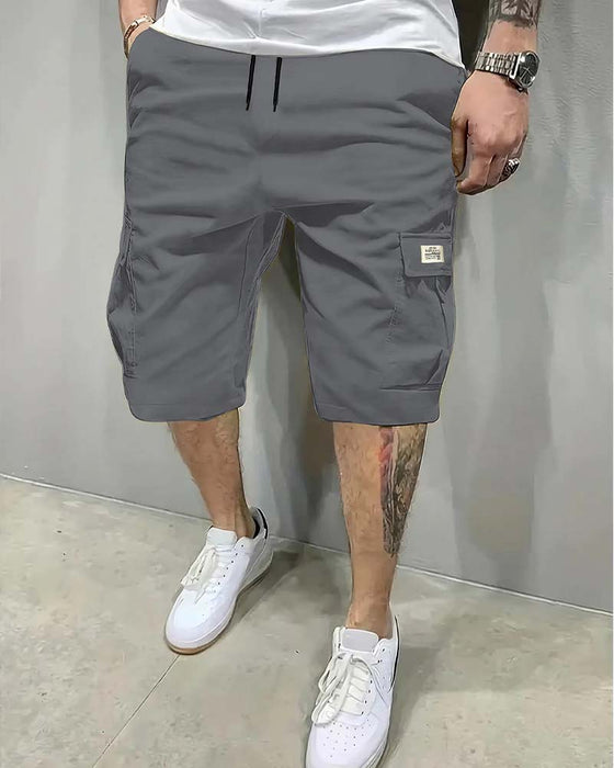 Herren-Shorts Mit Mittelbund Und Kordelzug