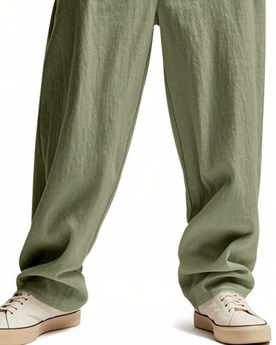 Hose Casual Unifarben Gerades Bein