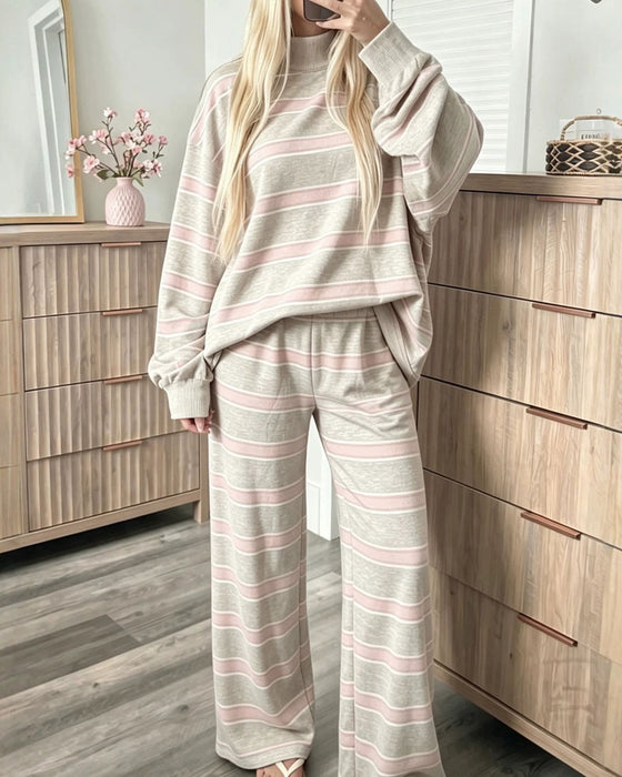 Set Gestreift Damen Casual