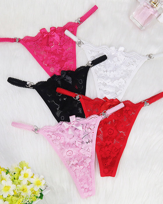 Tanga Sexy Schleife Spitze G-String