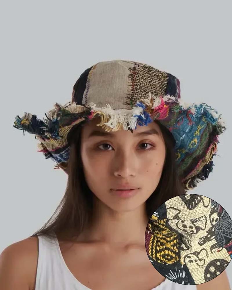 Hut Patchwork Bunt Eimer