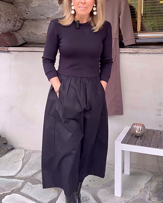 Kleid Mit Slim-Fit-Schnitt, Schlankeffekt Und Elegantem Ambiente