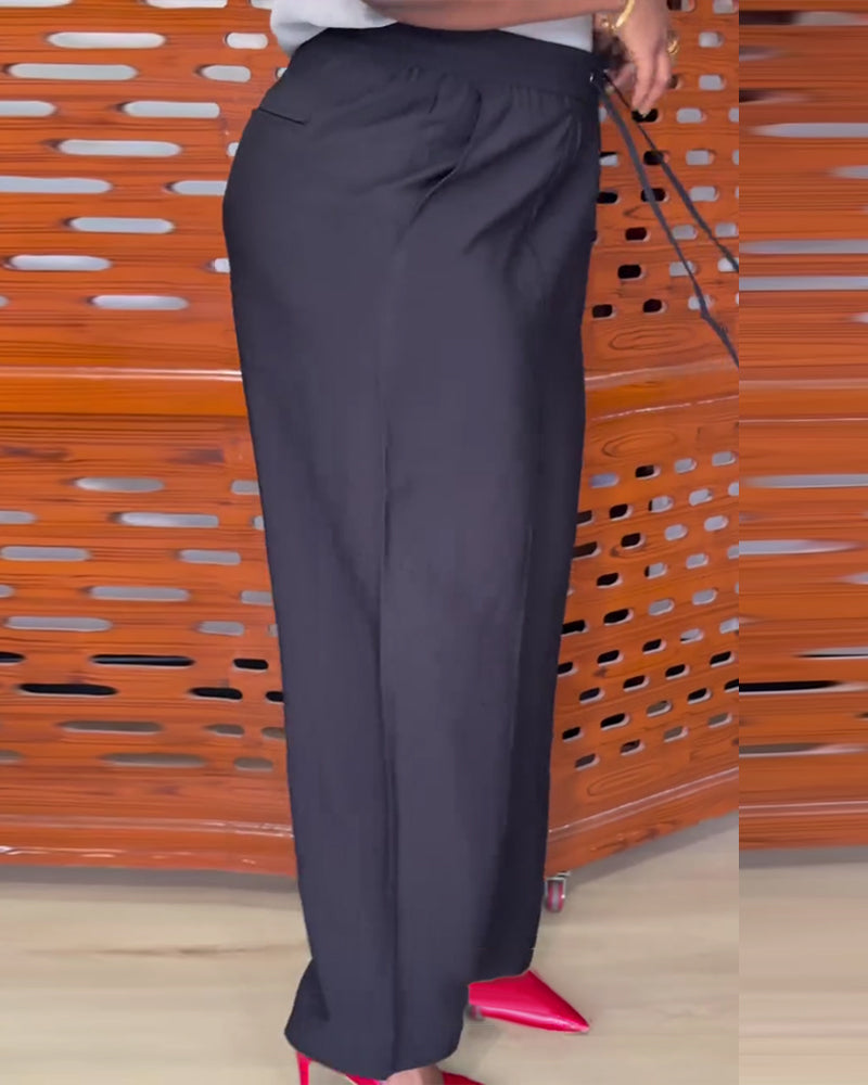 Hose Kordelzug Lässig