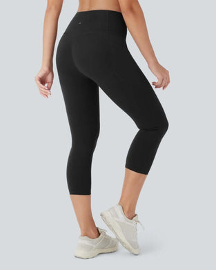 Leggings Hohe Taille Sieben-Achtel Formgebung Yoga