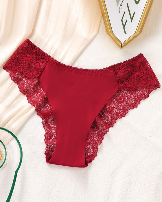 Damen-Unterwäscheset Mit Kontrastspitze
