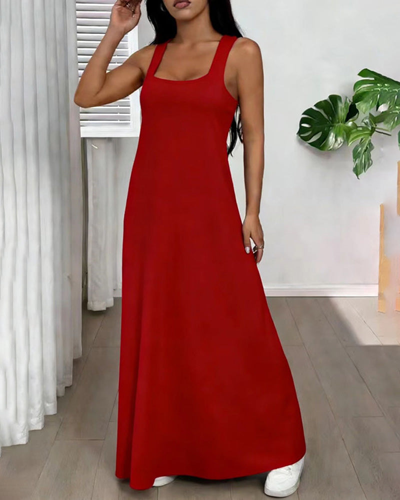 Set Einfarbiges Kleid Zweiteilig