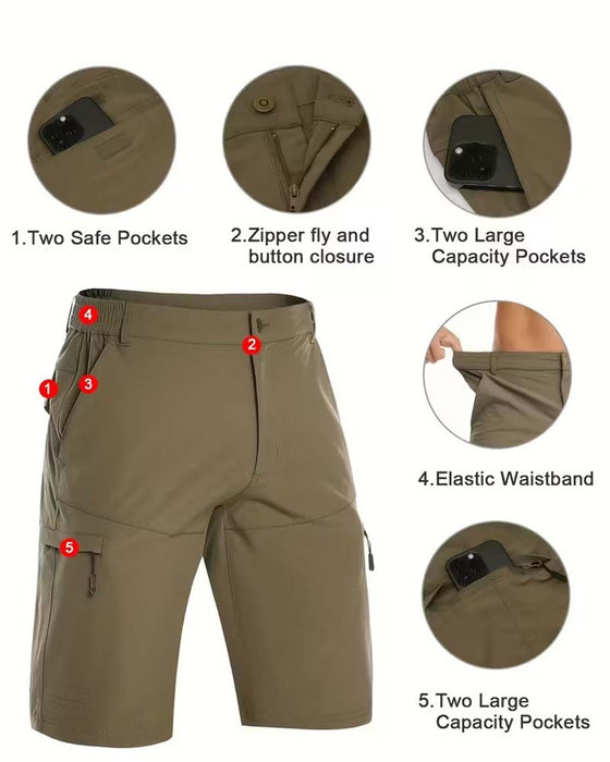 Herren Shorts Lässig Einfarbig