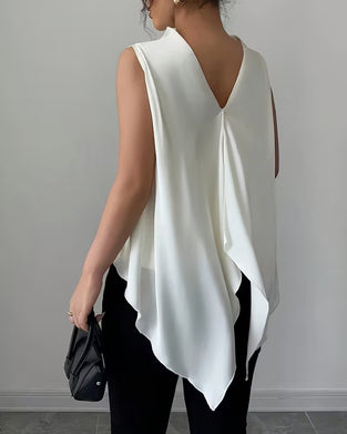 tank top asymmetrisches v-rücken design