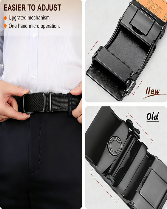 🎁 Leder Ratschgürtel Mit Verstellbarer Schnalle💼