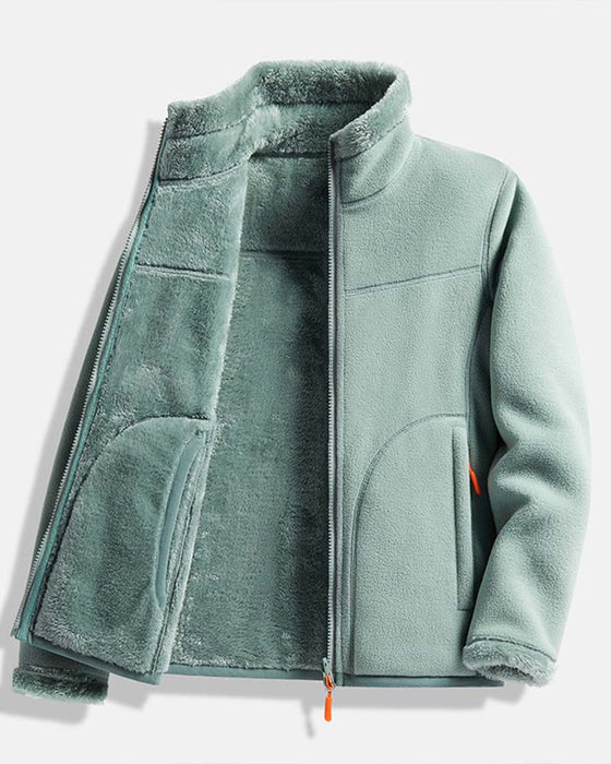 Jacke Einfarbig Langarm Lässig