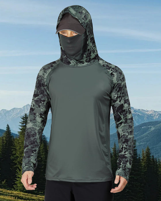Herren Top Langarm Mit Print