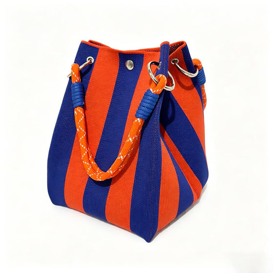 Tasche Mini Gestrickt Eimer Tote