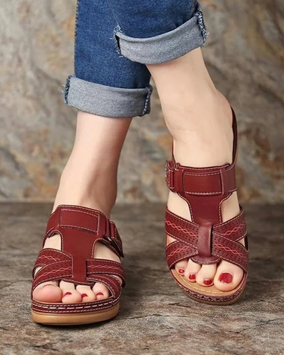💥 Premium Leder-Sandalen Für Damen