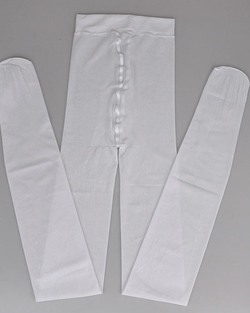 Glänzende Transparente Strumpfhose Für Damen