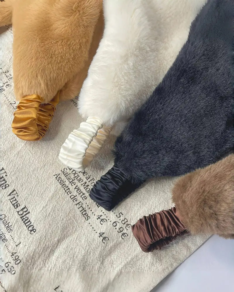 Stirnband Breiter Rand Weich Warm Winddicht Kältefest Flauschig