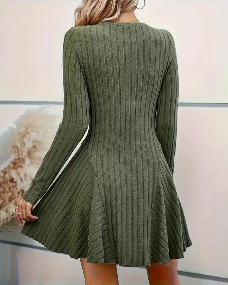 Kleid A Linie Langarm