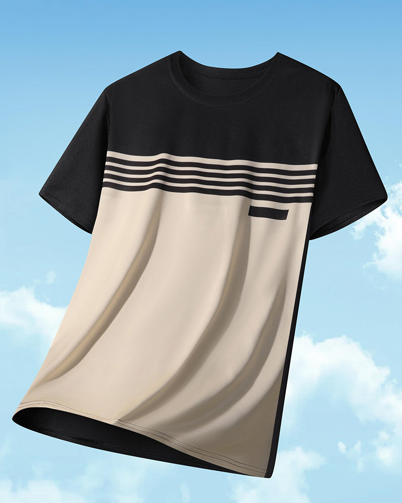 Herren T-Shirt Atmungsaktiv Schnelltrocknend Kurzarm