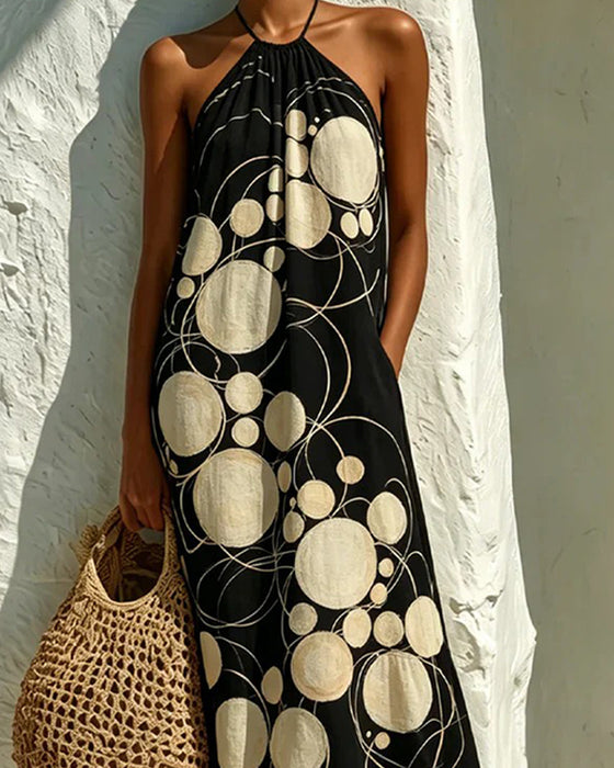 Kleid Halstuch Tupfen Schick
