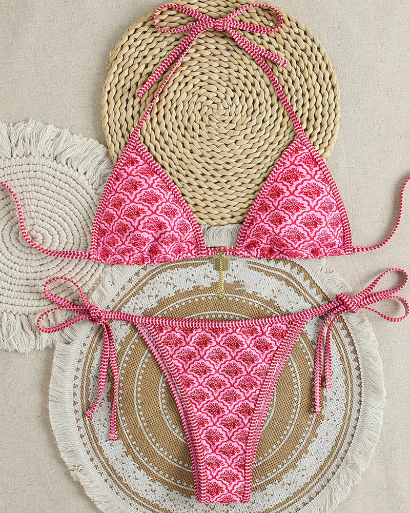 Bikini Sexy Rauten Muster