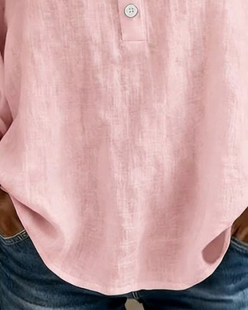 Bluse mit eckigem Ausschnitt Spitze Puffärmel