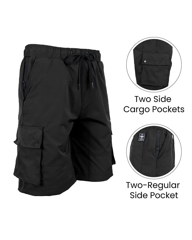 Herren Schnelltrocknend Feuchtigkeitsableitende Cargo-Shorts, Casual für den täglichen Gebrauch