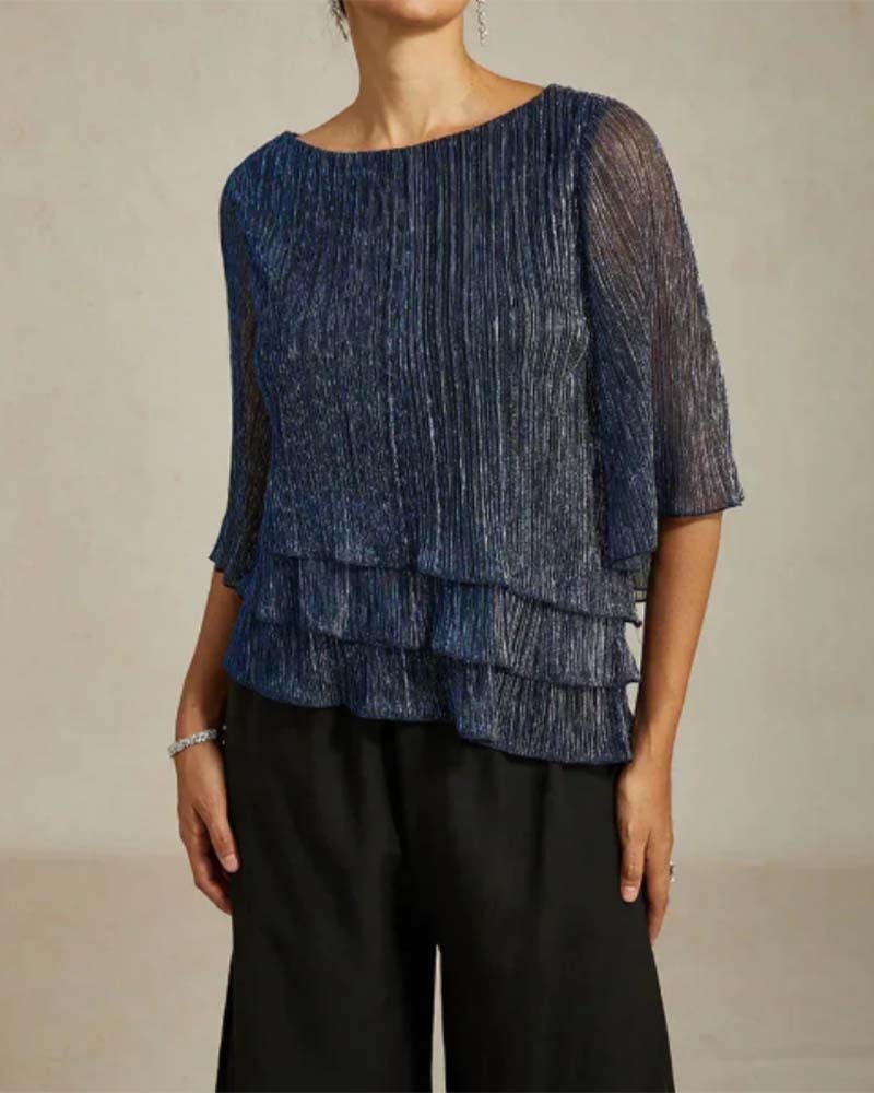 Stilvolles Shirt Mit Rundhals