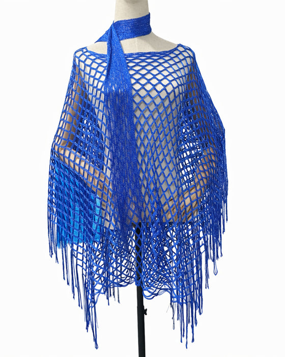 Pullover Franse Mesh Ausgeschnitten