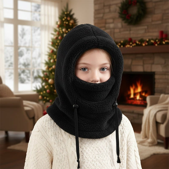Kinder 3-In-1 Fleece Winterhaube