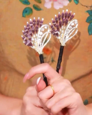 Haarspange leichte Luxus elegant Twist