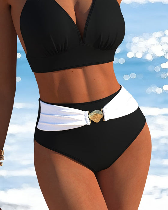 Bikini Doppelstring Neckholder Designer