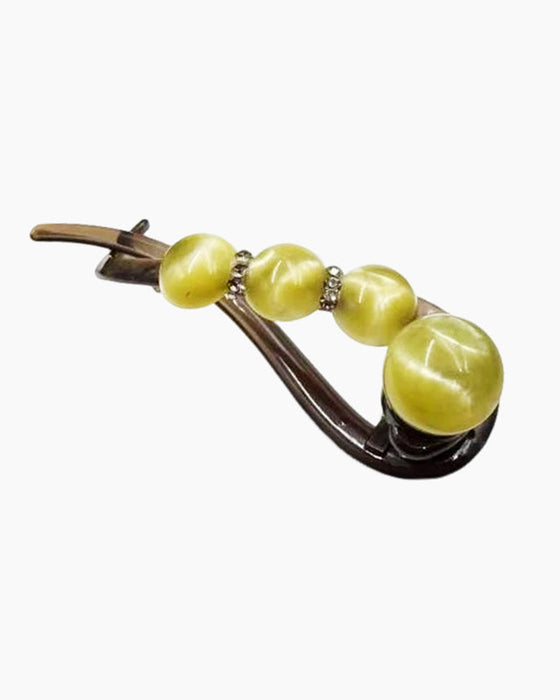 Elegante Haarklammer für Rückenhaarfrisuren