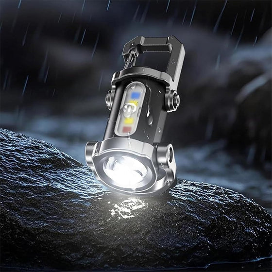 Wiederaufladbare Mini-Taschenlampe Schlüsselanhänger