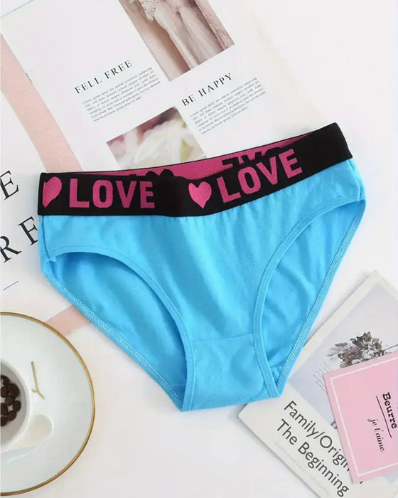 Slips Herzmuster niedrige Taille