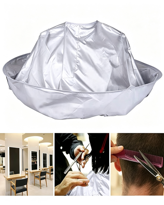 ✂🧹 Haarschneideumhang Mit Auffangbehälter