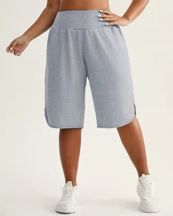 Hoch Taillierte Wide‑Leg‑Shorts
