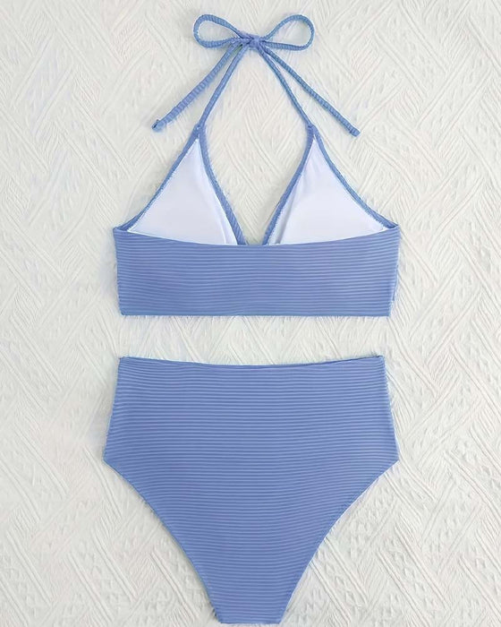 Bikini Halter Hohe Taille