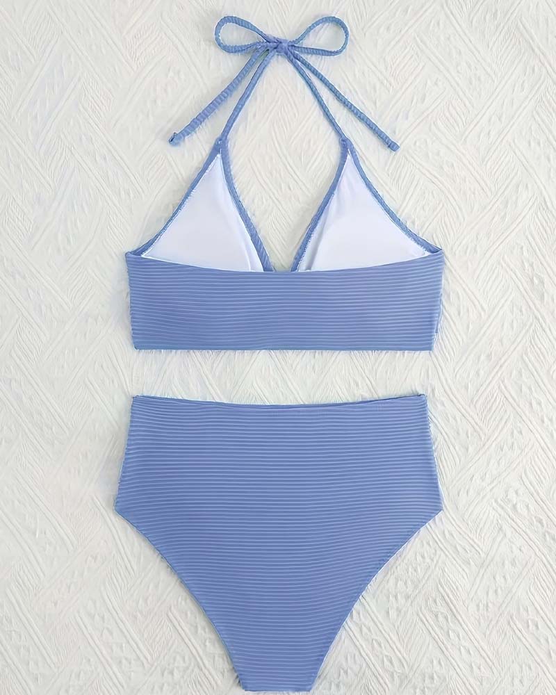 Bikini Halter Hohe Taille
