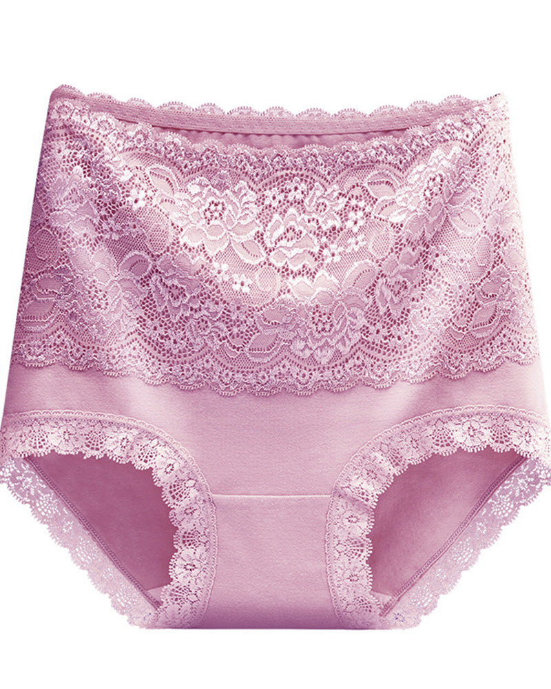 Slip Mit Spitze Und Bauchkontrolle Mit Hoher Taille