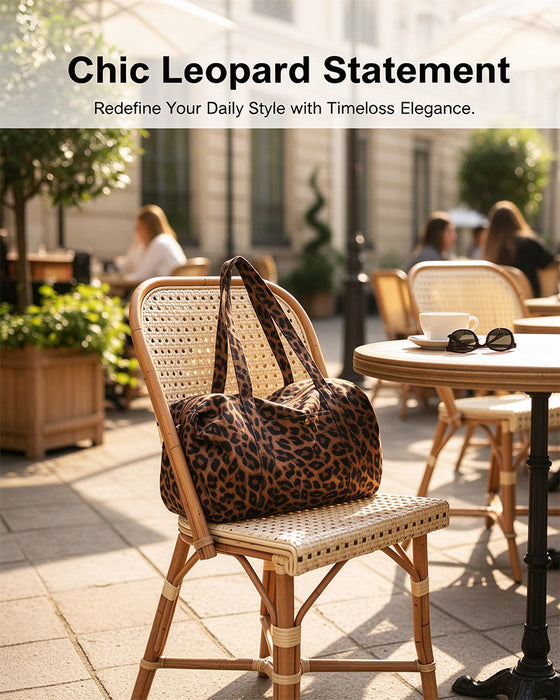 Tasche Große Kapazität Leopardenmuster Tote