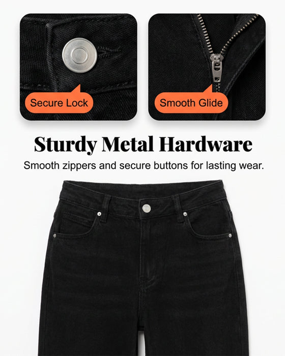 Jeans Locker Gerades Bein