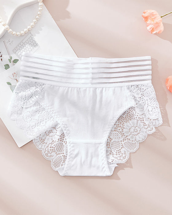 Slip Weite Taille Spitze