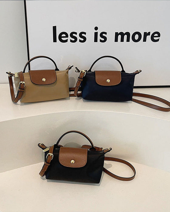 Tasche Damen Einfach Klappe Crossbody