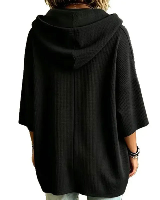 Hoodie Mit Kapuze Kordelzug Locker