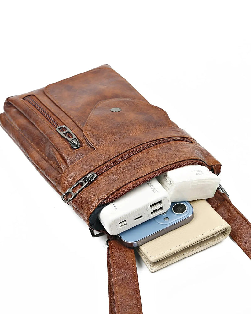 Damen Elegante Vintage Crossbody Schultertasche